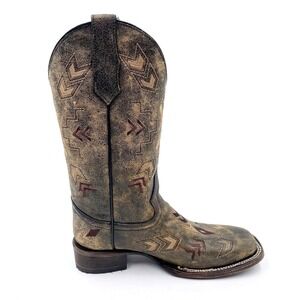 Corral Circle G Western Boot **LEFT SHOE ONLY Amputee L5253 Brown  Size 8